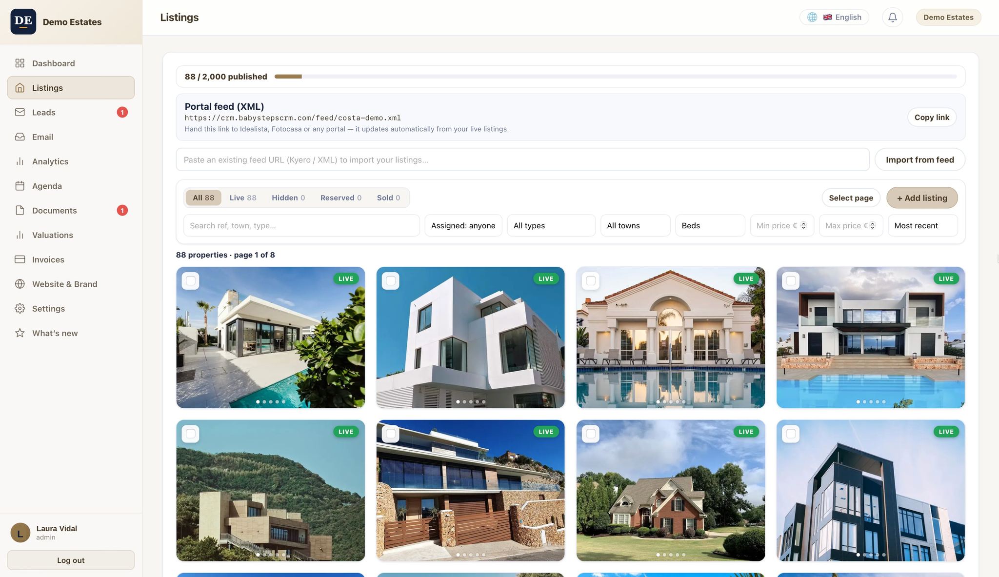 Your properties, beautifully