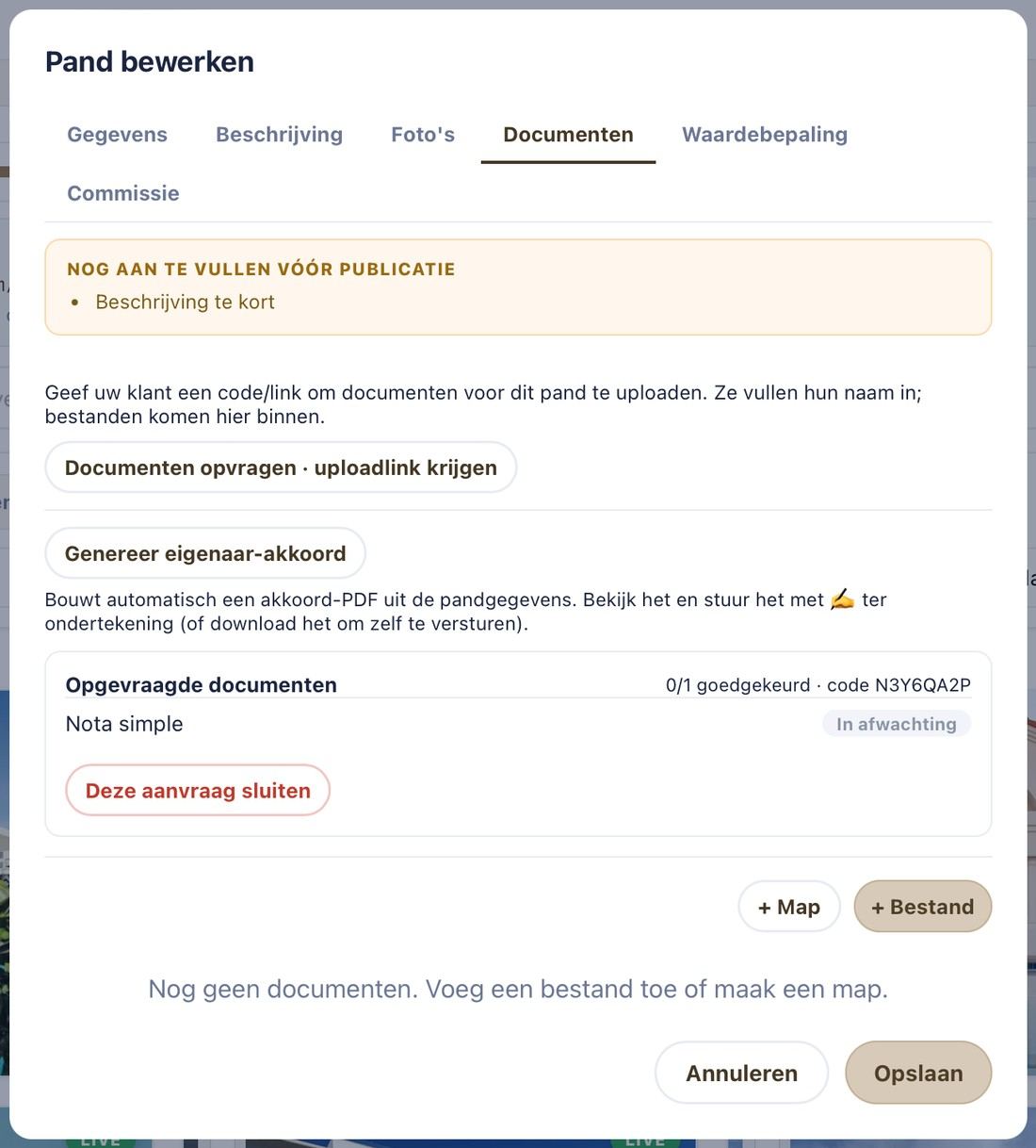 Documenten opvragen — vanuit je CRM